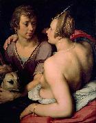 CORNELIS VAN HAARLEM Venus and Adonis as lovers oil painting artist